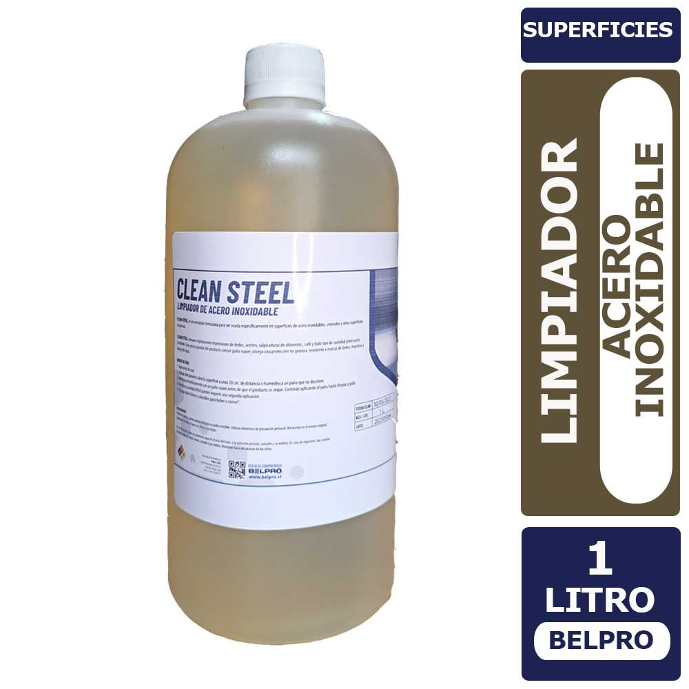 Limpiador de Acero Inoxidable 1 Litro (Belpro)