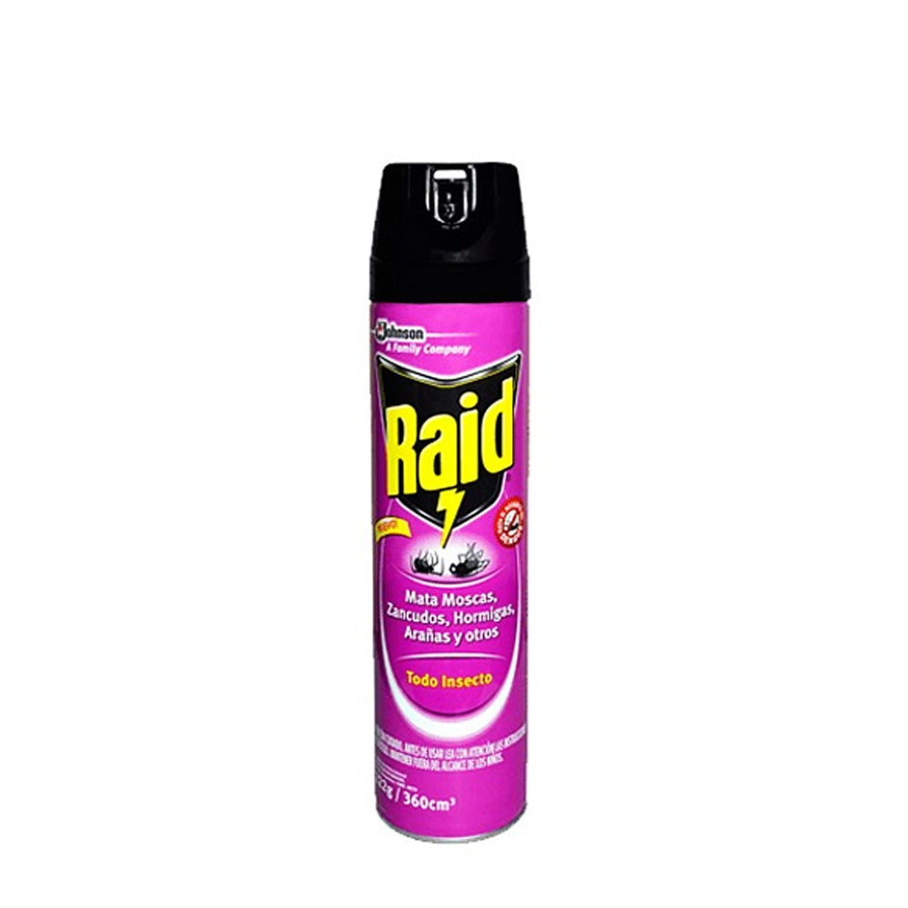 Insecticida Raid Todo Insecto 360 cc
