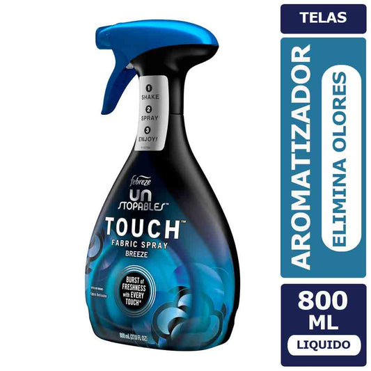 Aromatizador Telas Unstopables Touch Breeze Febreze 800ml