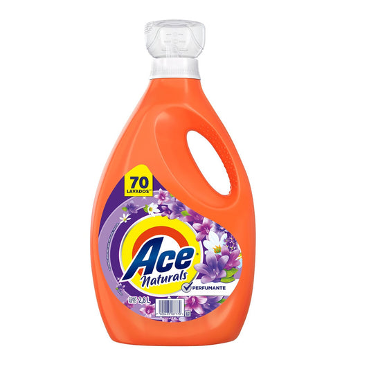 Detergente Líquido Ace Naturals Perfumante 2.8 Lts.