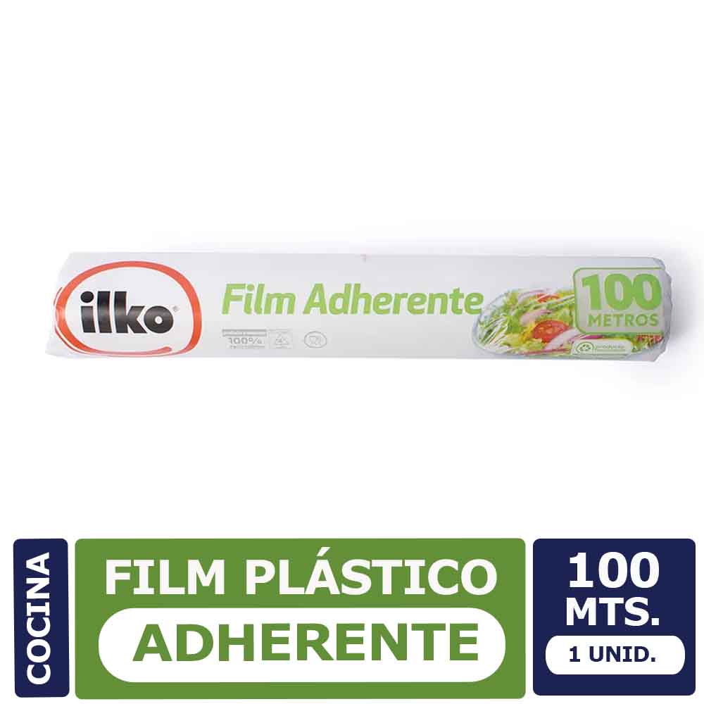 Film Plástico Adherente Ilko 100 mts