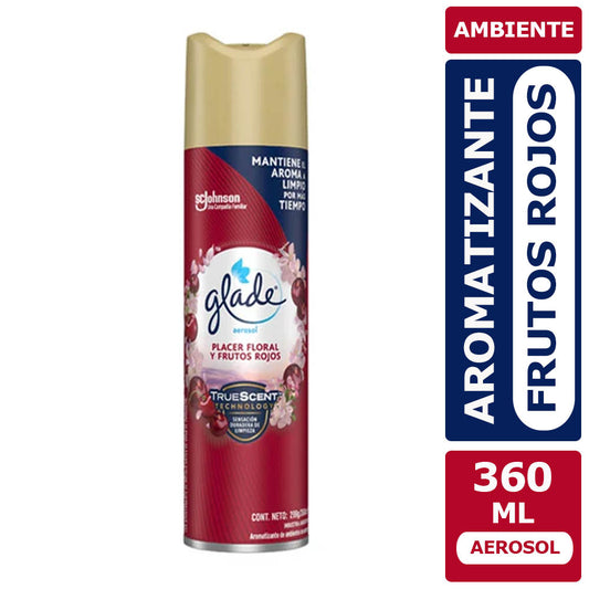 Desodorante Ambiental Glade Frutos Rojos, 360 ml