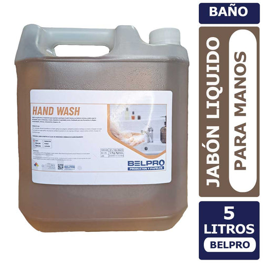 Jabón Liquido para manos aroma Coco 5 Lts. Belpro