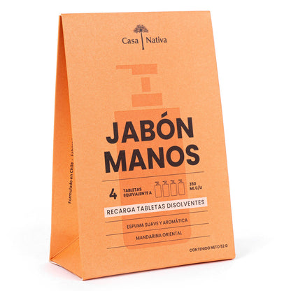 Recargas Jabón Espuma Mandarina Oriental Casa Nativa