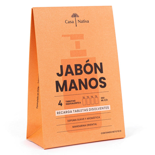 Recargas Jabón Espuma Mandarina Oriental Casa Nativa