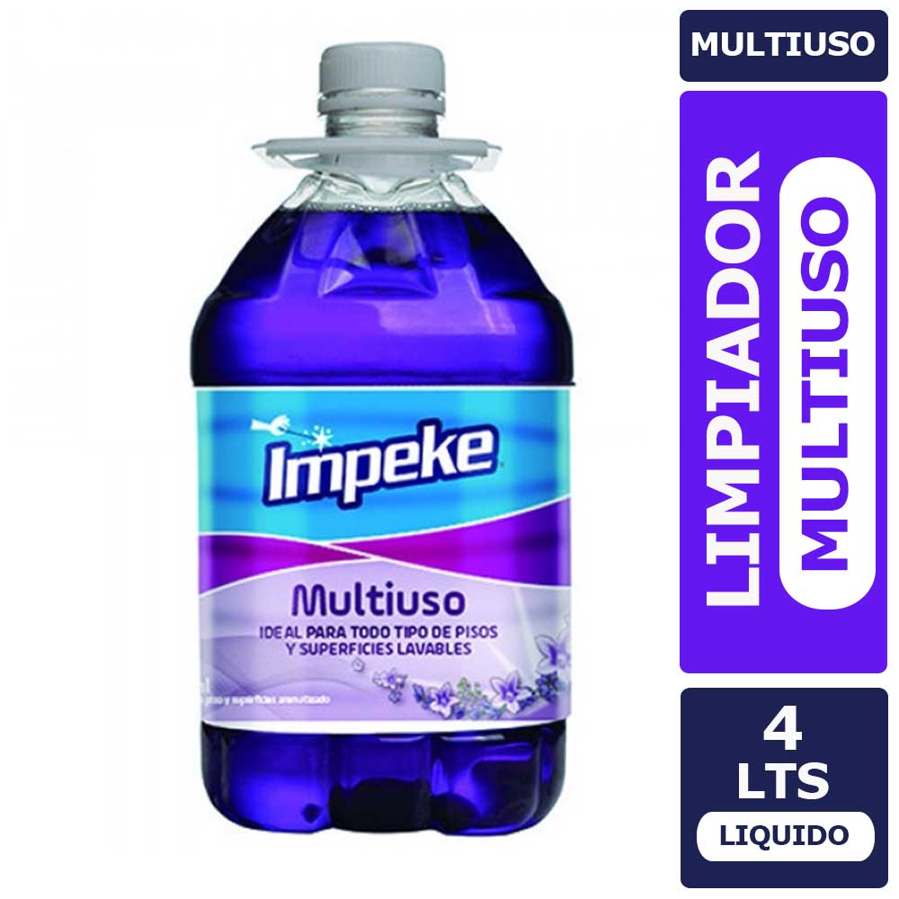 Limpiador Multiuso Desinfectante Impeke 4 Lts. Lavanda