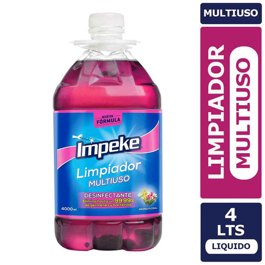 Copia de Limpiador Multiuso Desinfectante Impeke 4 Lts. Primavera