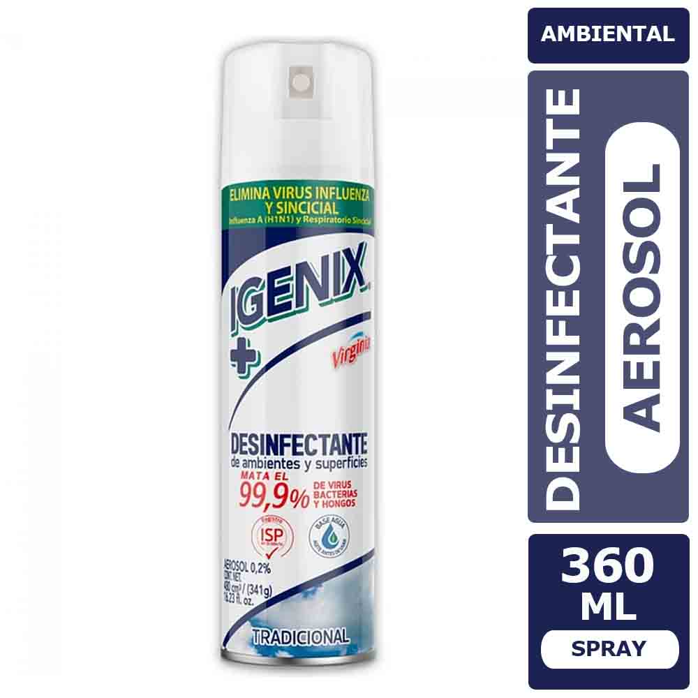 DESINFECTANTE EN AEROSOL IGENIX 360ML