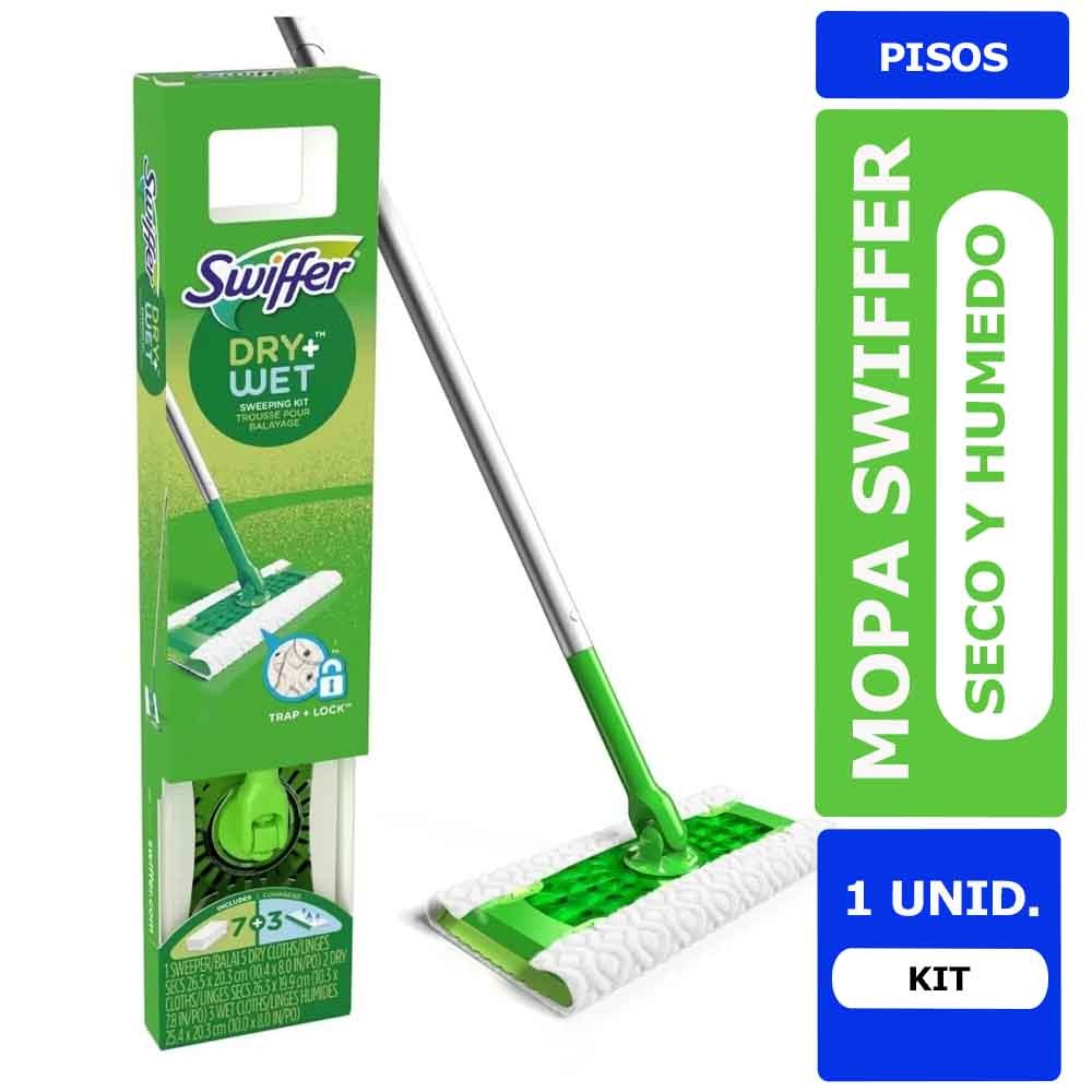 Mopa Swiffer Seco y Húmedo Kit 1 Unid