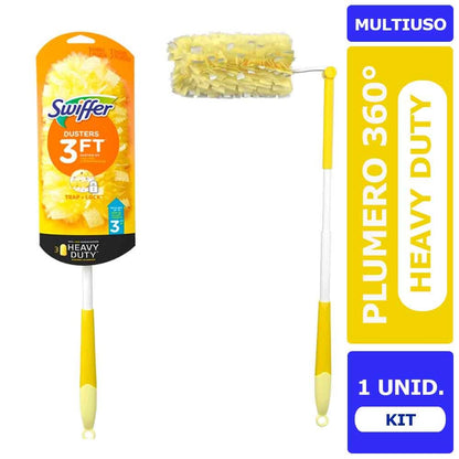 Plumero Swiffer Heavy Duty con Mango Extensible Kit 1 Unid