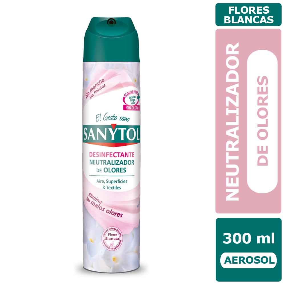 Neutralizador de Olores Sanytol Flores Blancas 300 ml