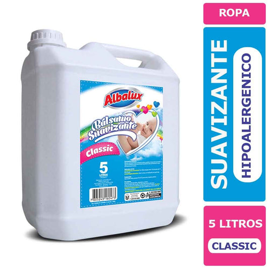 SUAVIZANTE HIPOALERGÉNICO ALBALUX 5 LTS.