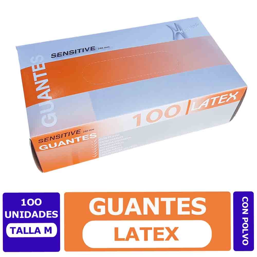 Guantes Latex caja 100 Unid. Talla M