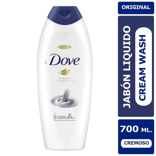 JABÓN LÍQUIDO DOVE CREAM WASH 700 ML