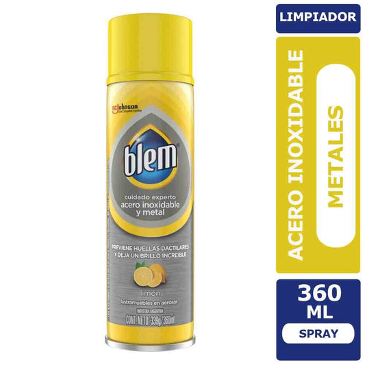 LIMPIADOR ACERO INOXIDABLE Y METAL EN AEROSOL 360 ML.