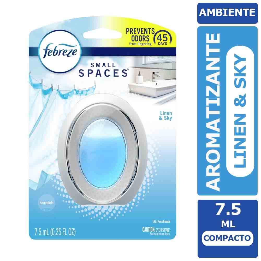 Aromatizante Ambiental Espacios Pequeños Febreze Linen & Sky 7.5 ml