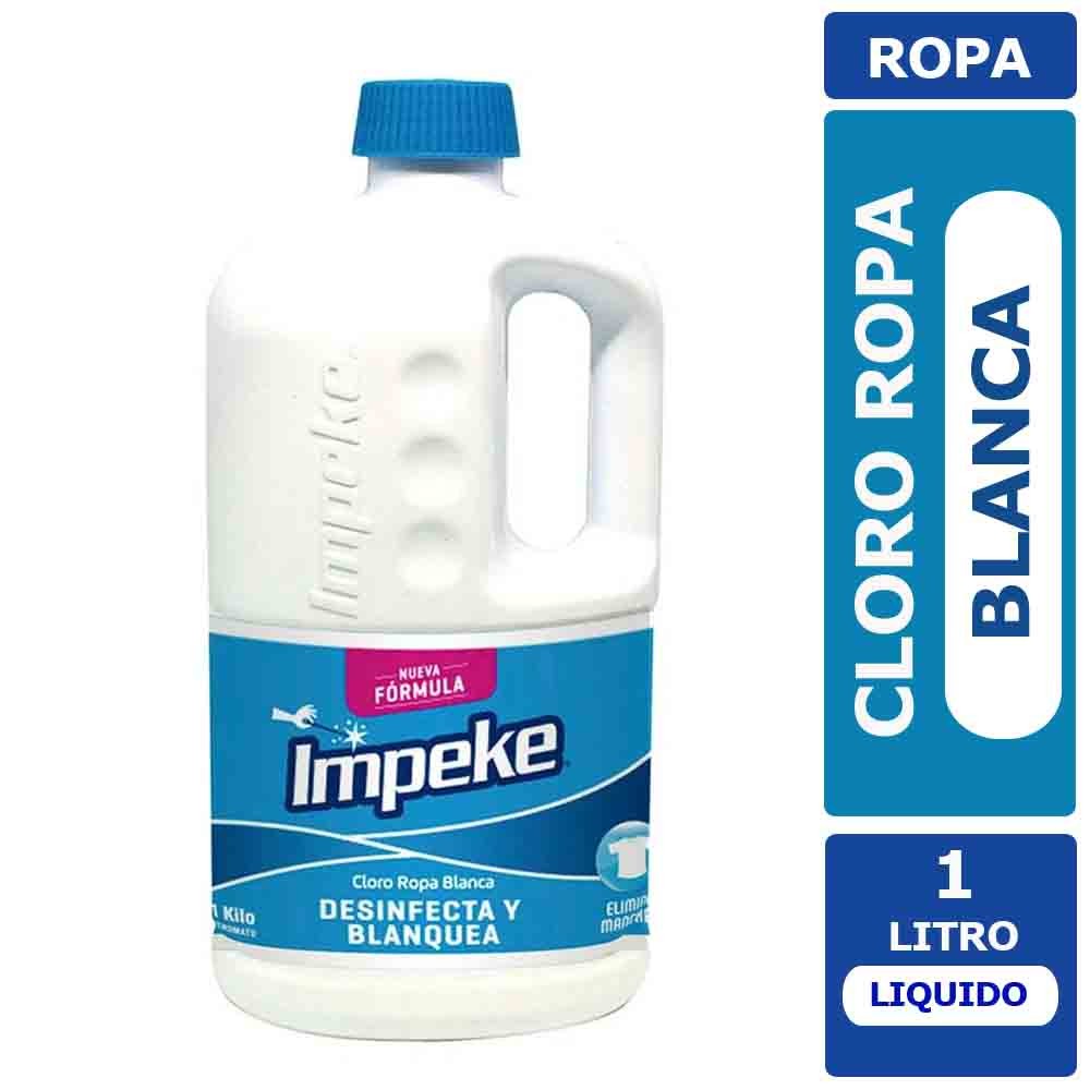 CLORO ROPA BLANCA 1LT. IMPEKE