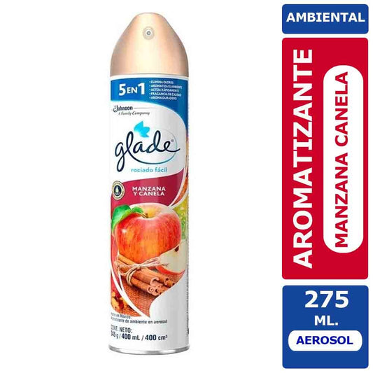 DESODORANTE AEROSOL MANZANA Y CANELA 275 ML GLADE