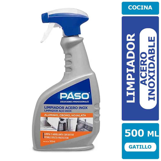 LIMPIADOR ACERO INOXIDABLE PASO GATILLO 500 ML