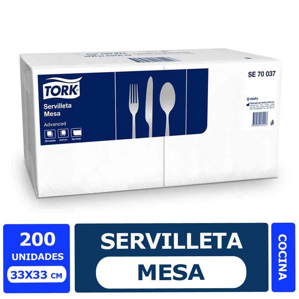 SERVILLETA MESA TORK 33X33 CM. 200 UNIDADES