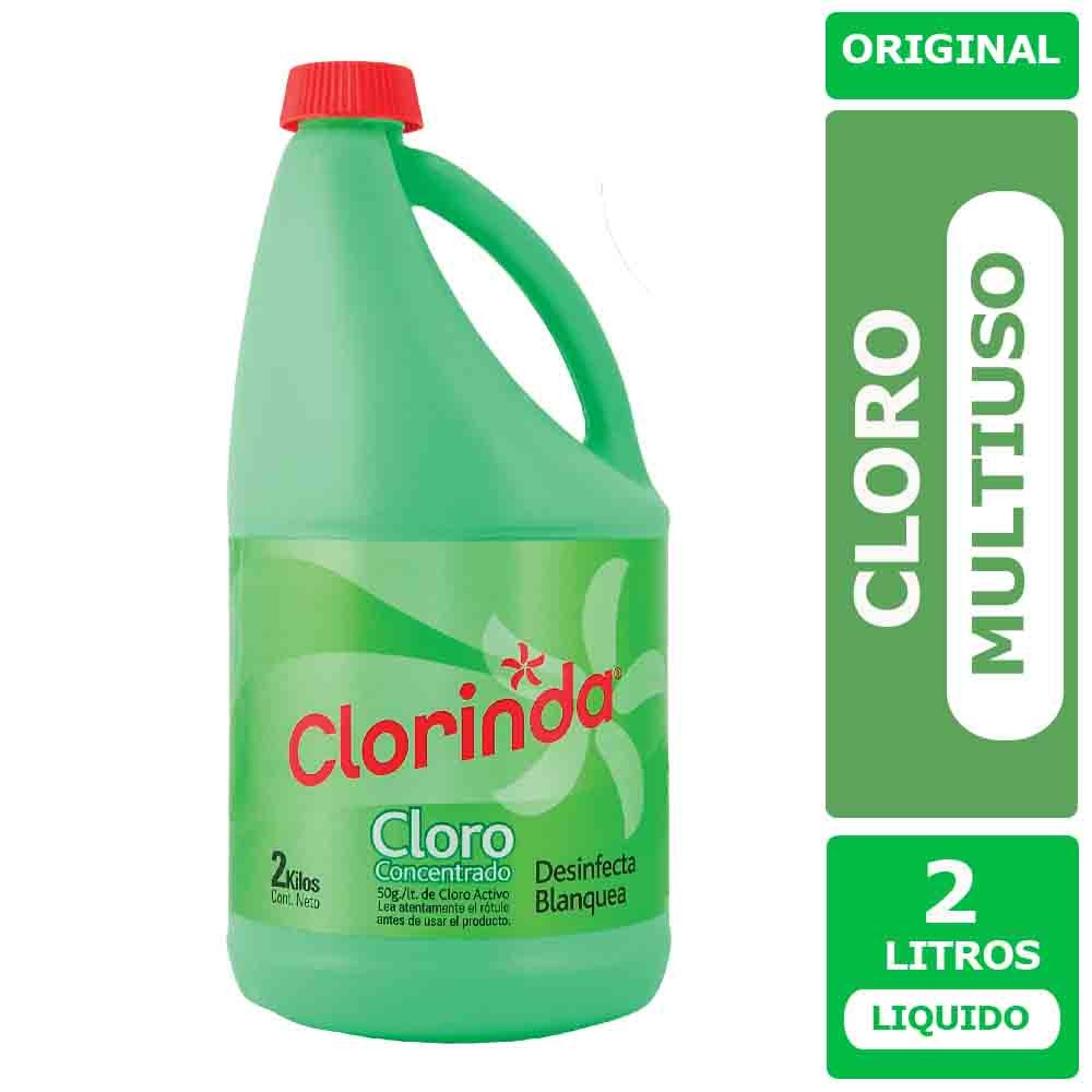 CLORO CONCENTRADO CLORINDA 2 LTS.