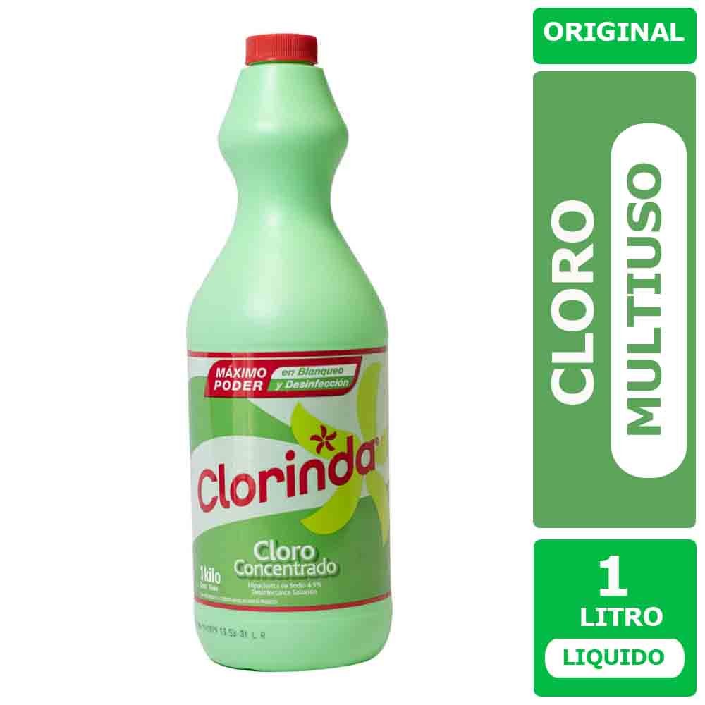 CLORO CONCENTRADO CLORINDA 1 LITRO