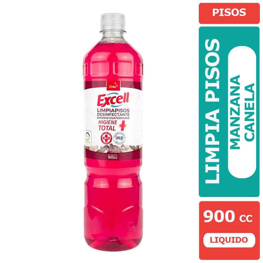 LIMPIA PISOS MANZANA CANELA EXCELL 900CC