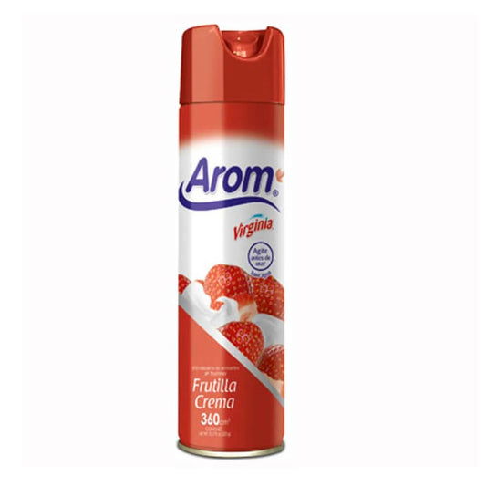 DESODORANTE AMBIENTAL AROM FRUTILLA CREMA, 225G