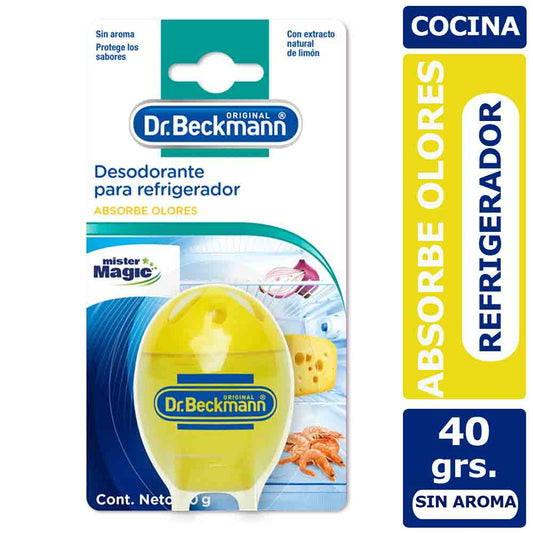 ABSORBE OLORES REFRIGERADOR DR. BECKMANN 40 GRS.