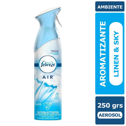 FEBREZE ELIMINADOR DE OLORES LINEN & SKY 250 GR