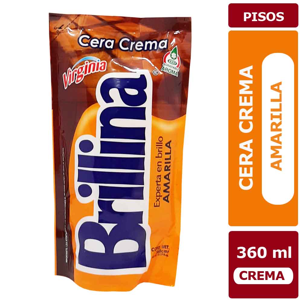 CERA CREMA BRILLINA AMARILLA 360 CM.