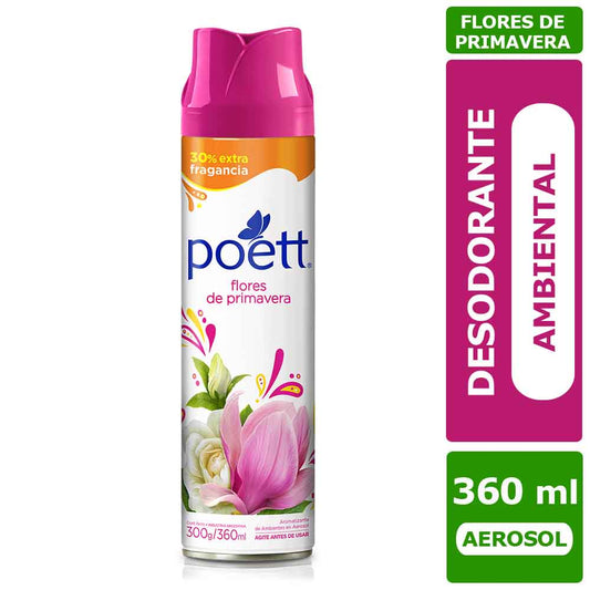 DESODORANTE AMBIENTAL FLORES DE PRIMAVERA POETT 360ML