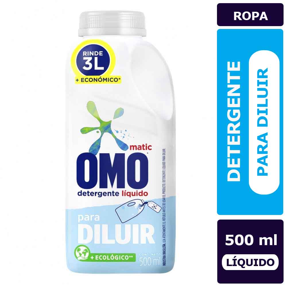 Detergente Líquido para diluir Omo 500 ml