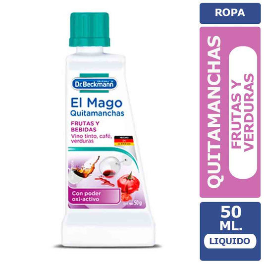 QUITAMANCHAS FRUTAS Y BEBIDAS DR. BECKMANN 50 G