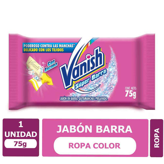 VANISH JABON BARRA ROPA COLOR 75 GR