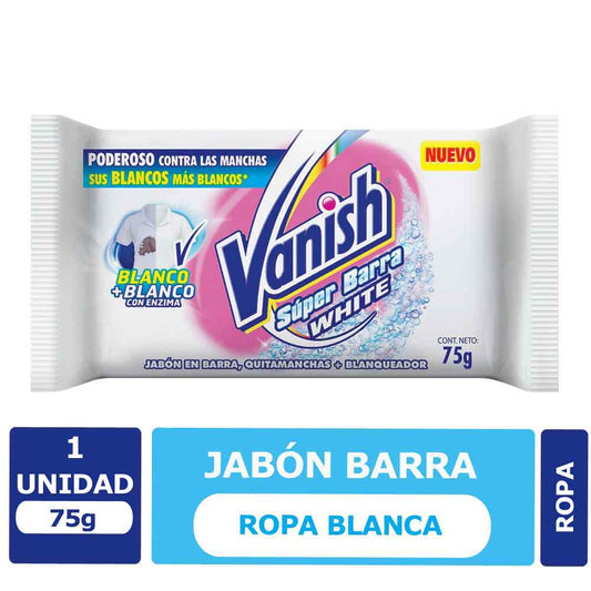 VANISH JABON BARRA ROPA BLANCA 75 GR