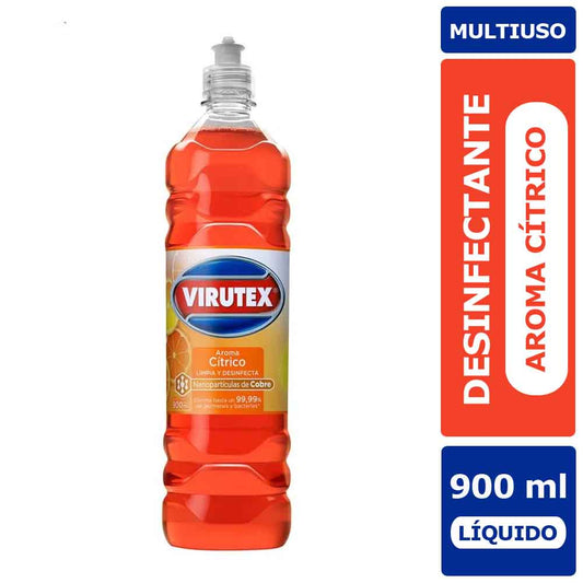 LIMPIADOR MULTI-ESPACIO DESINFECTANTE CITRICO 900ML VIRUTEX