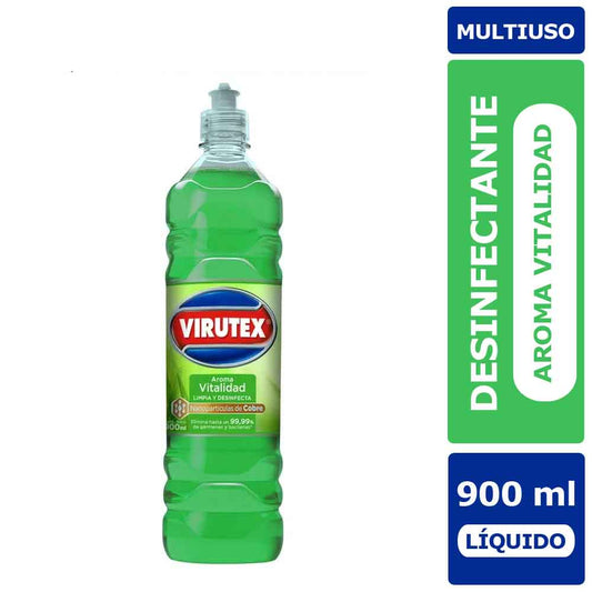 LIMPIADOR MULTI-ESPACIO DESINFECTANTE VITALIDAD 900ML VIRUTEX