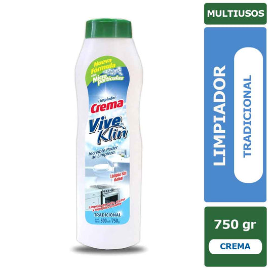 LIMPIADOR EN CREMA VIVEKLIN TRADICIONAL 750 GR