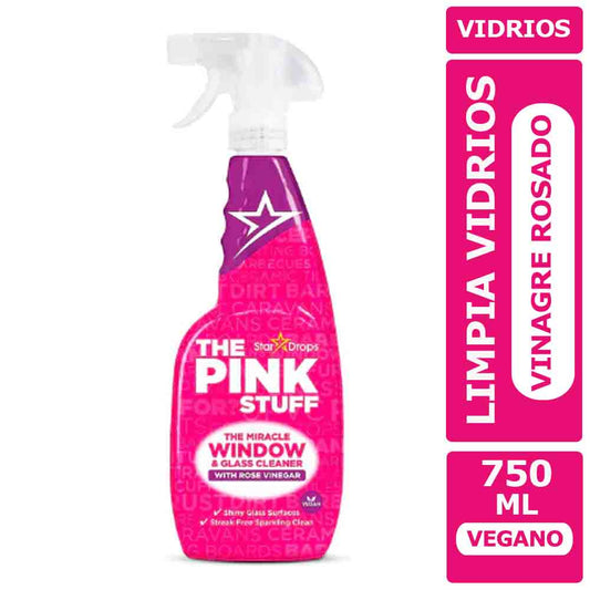 LIMPIAVIDRIOS THE PINK STUFF VINAGRE ROSADO 750 ML