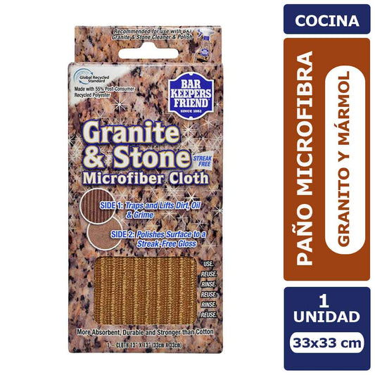 Paño Microfibra granito y mármol BKF 1 unid
