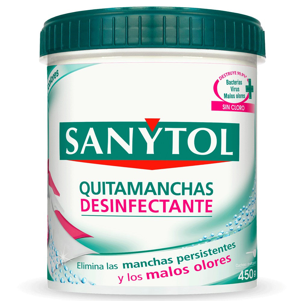 QUITAMANCHAS DESINFECTANTE ROPA SANYTOL 450 GR