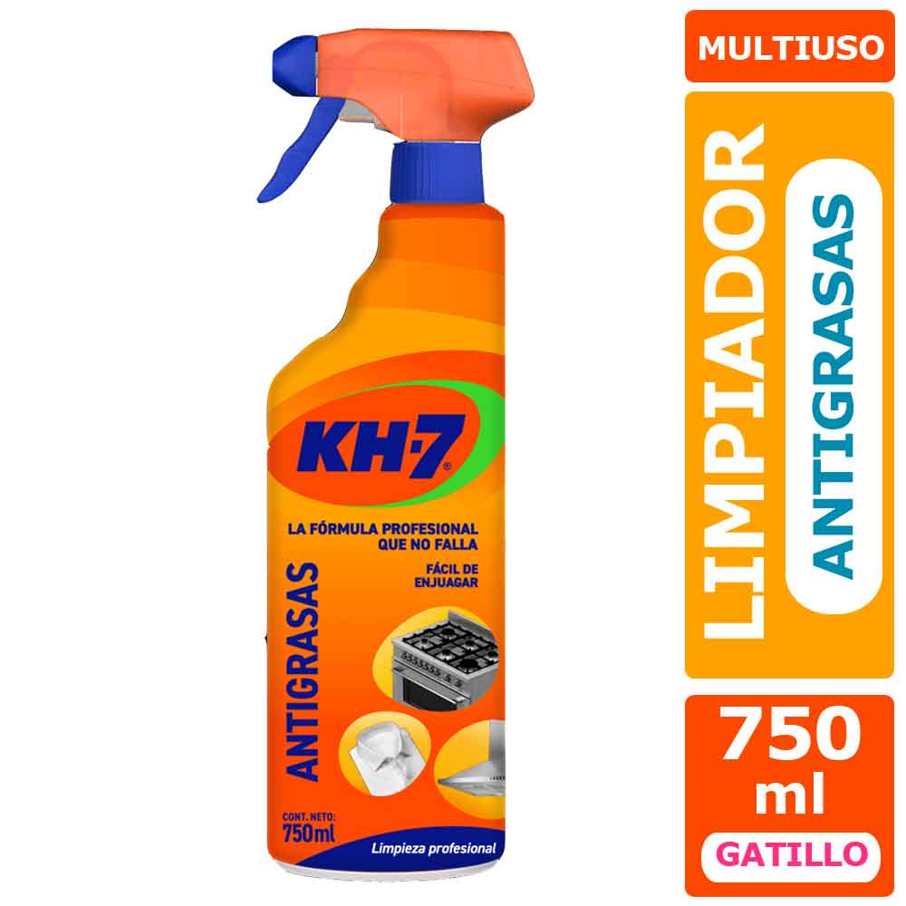 Limpiador Antigrasas KH-7 Gatillo 750 ml